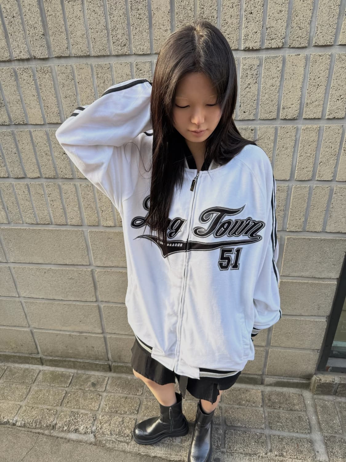 도그타운 코튼 로고 바시티 상품이미지2