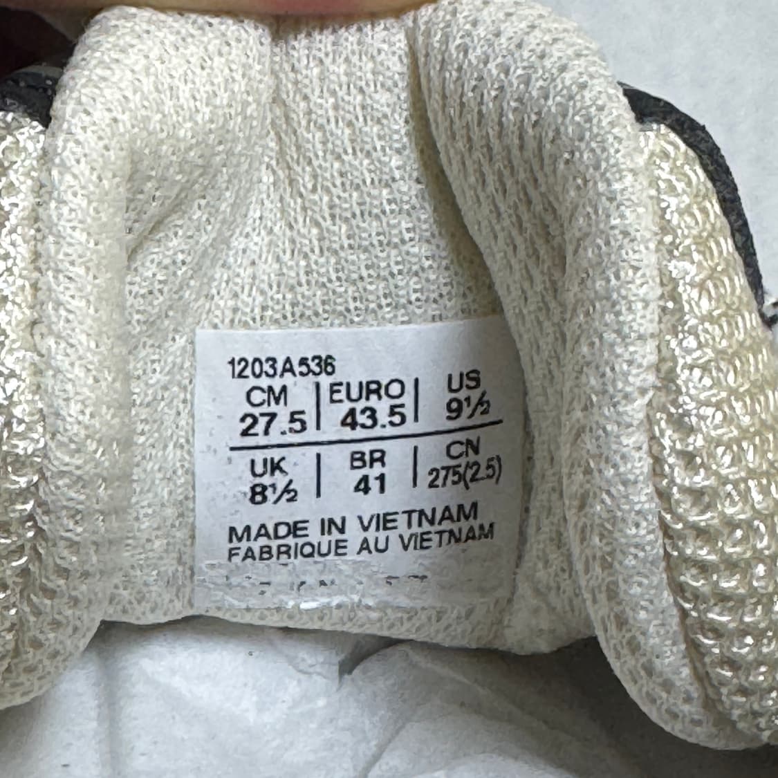 (새상품 9, 9.5) 아식스 젤 누노비키 다크올리브 크림 상품이미지5