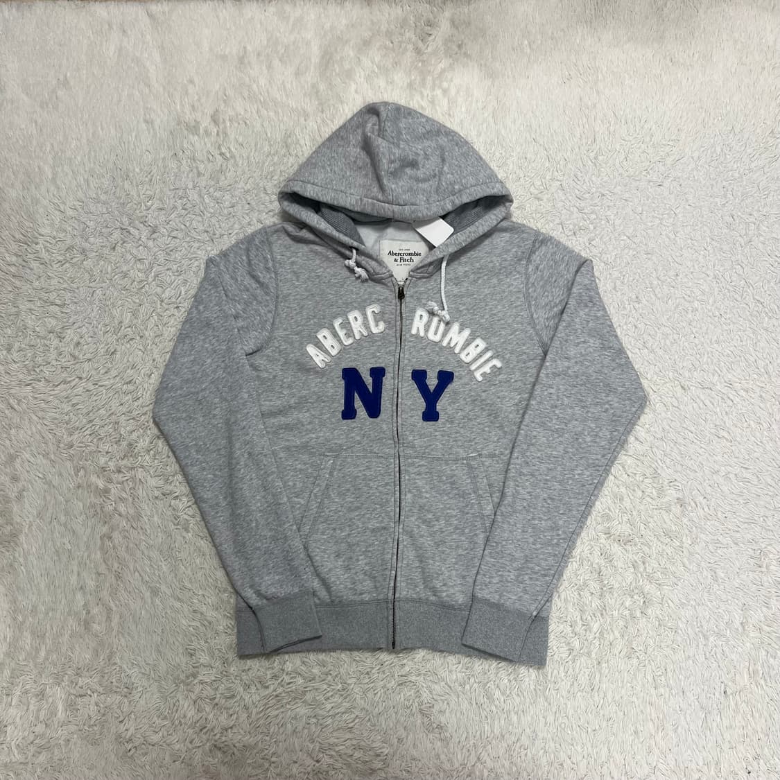 Abercrombie grey zip-up hoodie  상품이미지4
