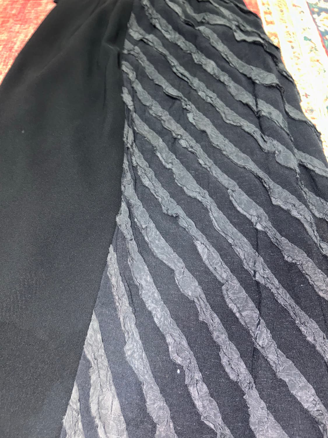 빈티지 롱 스커트 블랙 상품이미지2