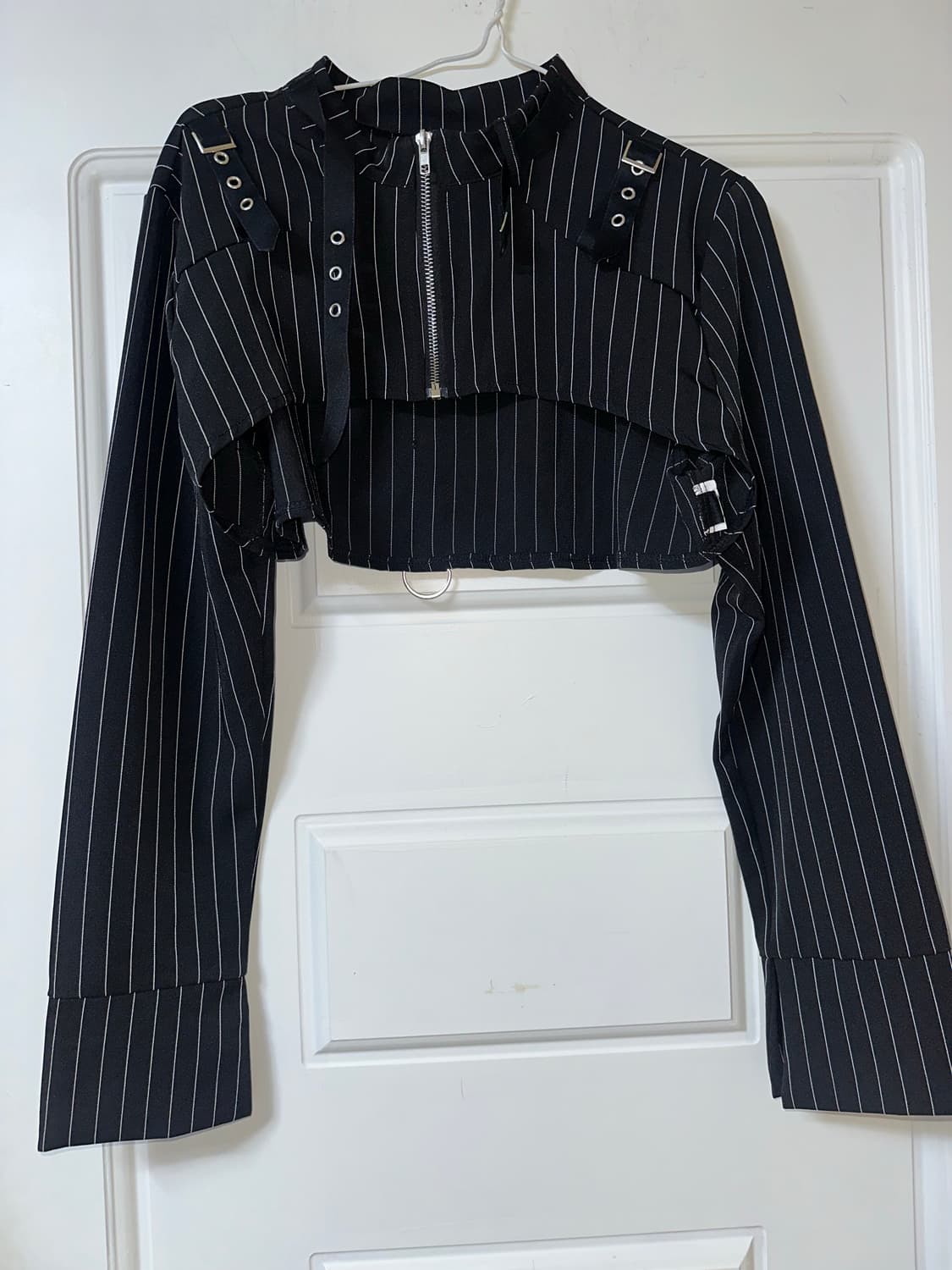 고스펑크 크롭 자켓 상품이미지1