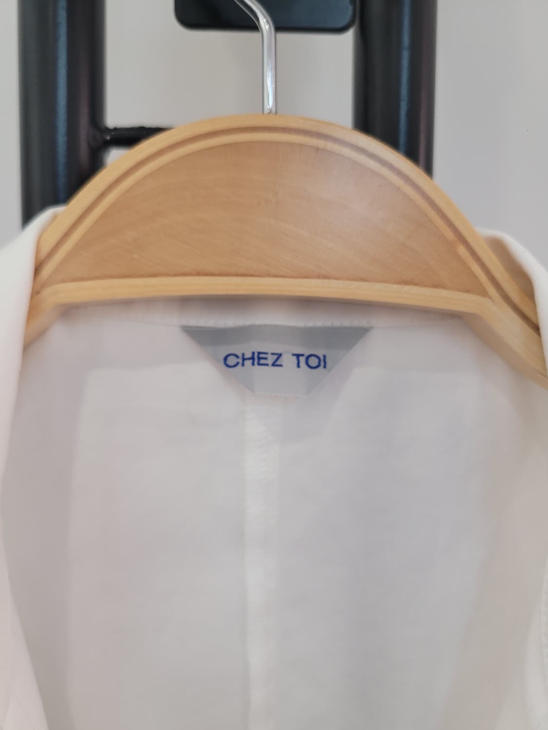 일본빈티지 셰토와 CHEZ TOI 화이트 핀턱 민소매 블라우스 상품이미지2