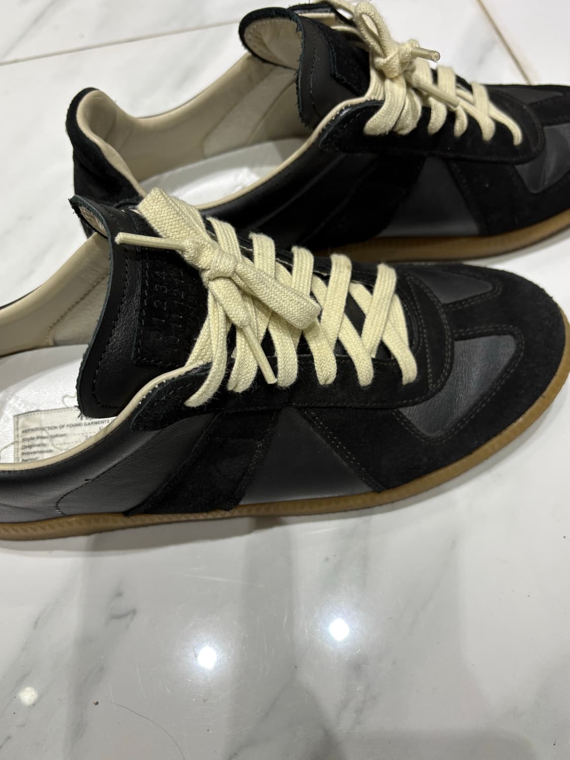 (정품)메종 마르지엘라 독일군 스니커즈 블랙40 2/1 상품이미지2