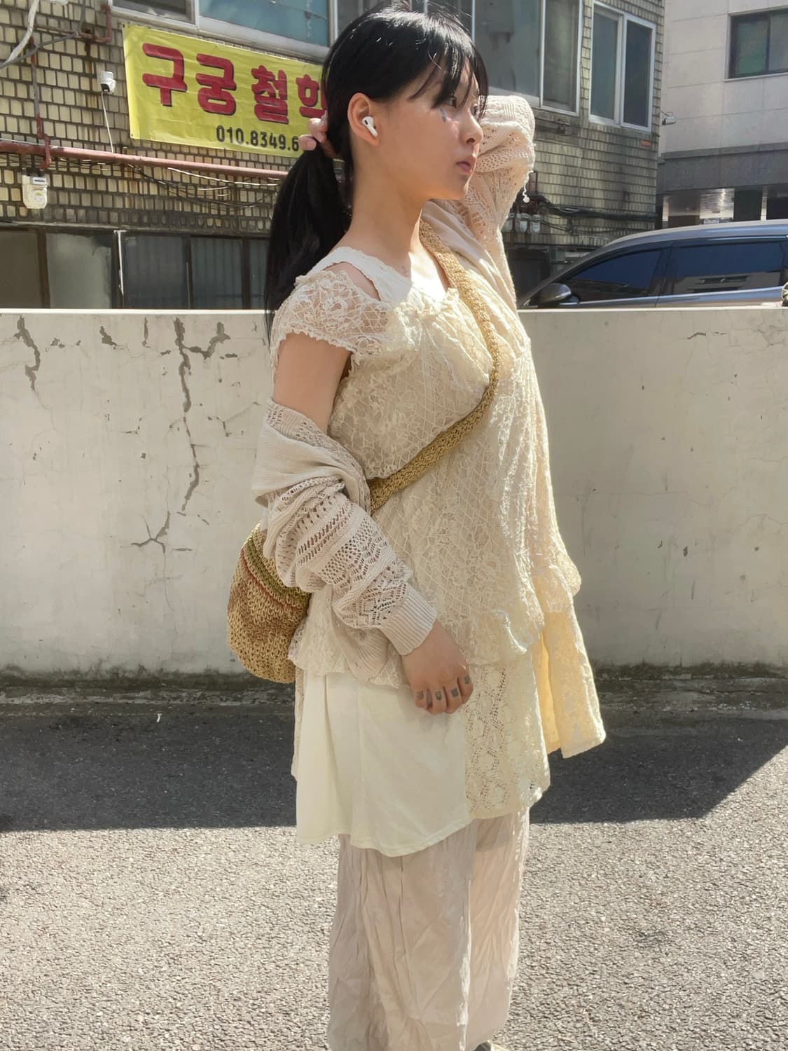 🫧Vtg 페어리 모리걸 레이스 풀 코디 세트🫧 상품이미지2