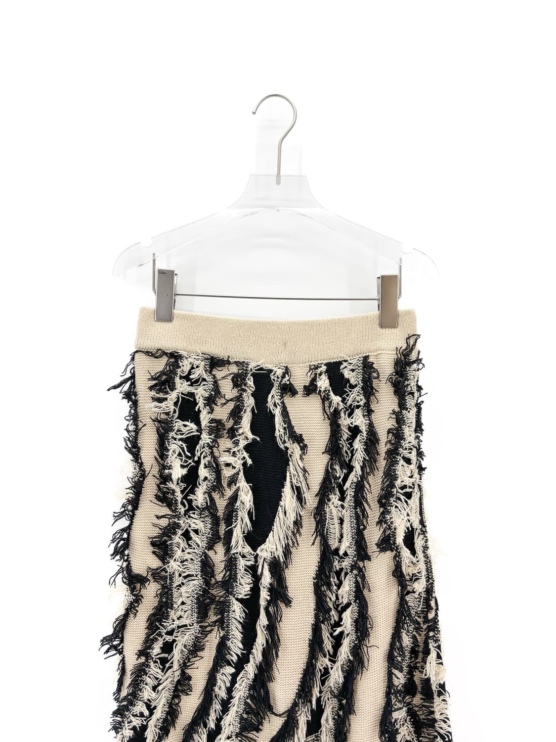 빈티지 프린지 니트 스커트 상품이미지2