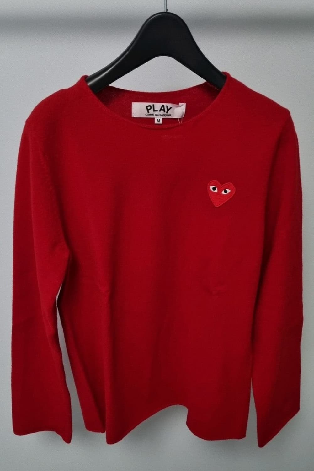 꼼데가르송 레드 니트 m사이즈 상품이미지1