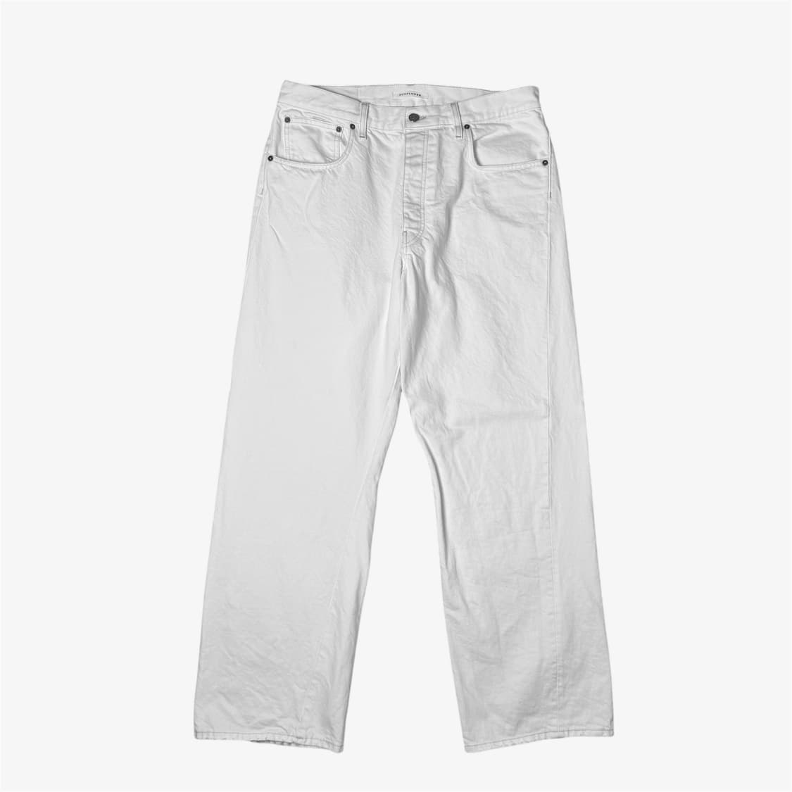 (34/32) 선플라워 와이드트위스트 데님 상품이미지1