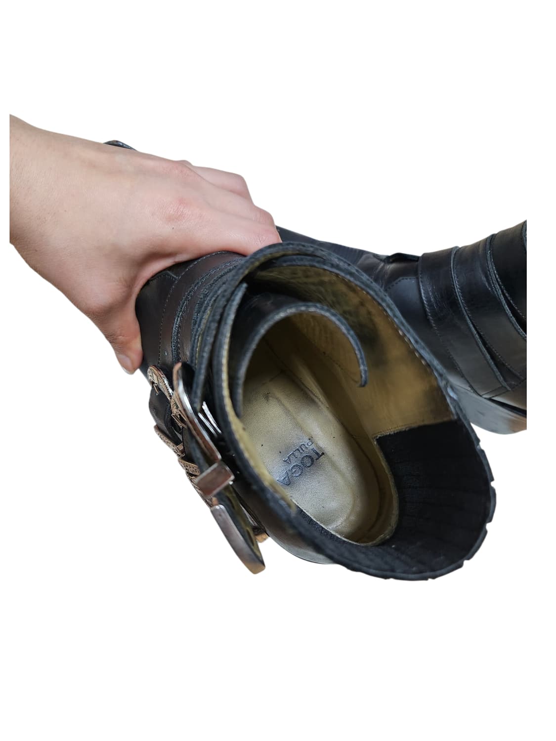 토가풀라 가죽 앵플 부츠 상품이미지5