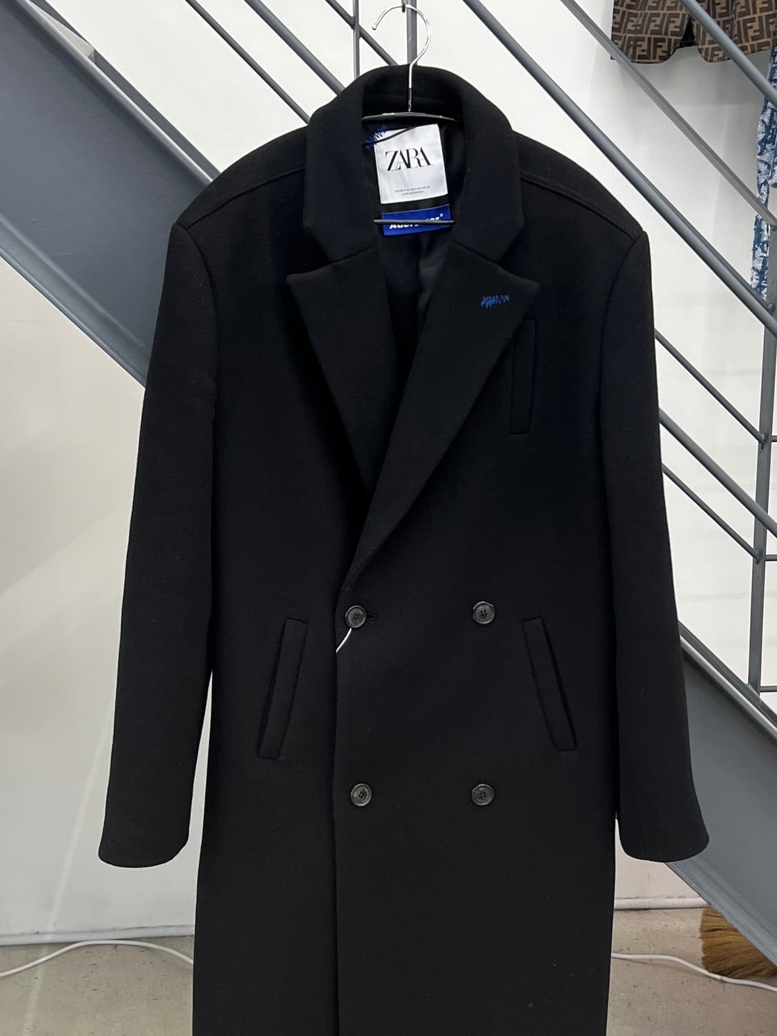 자라 X 아더에러 오버사이즈 울 코트 상품이미지2