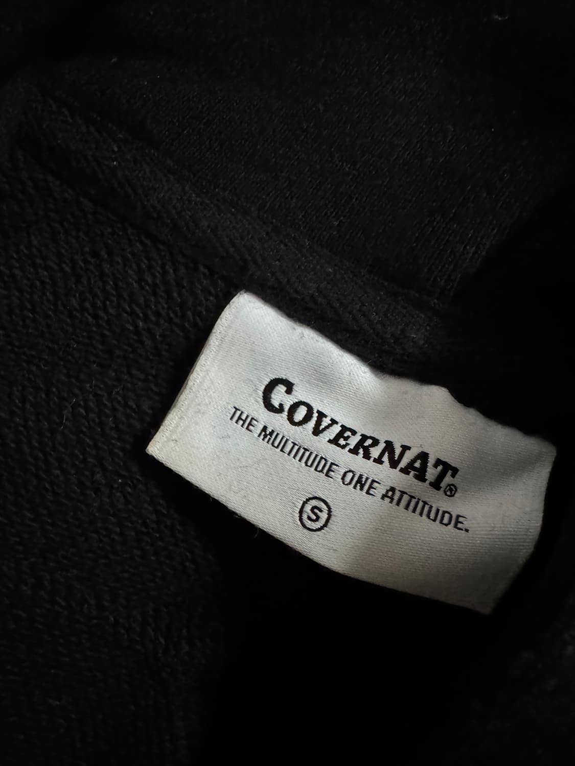 커버낫 22시즌 로고 트레이닝 후드집업 M 상품이미지3