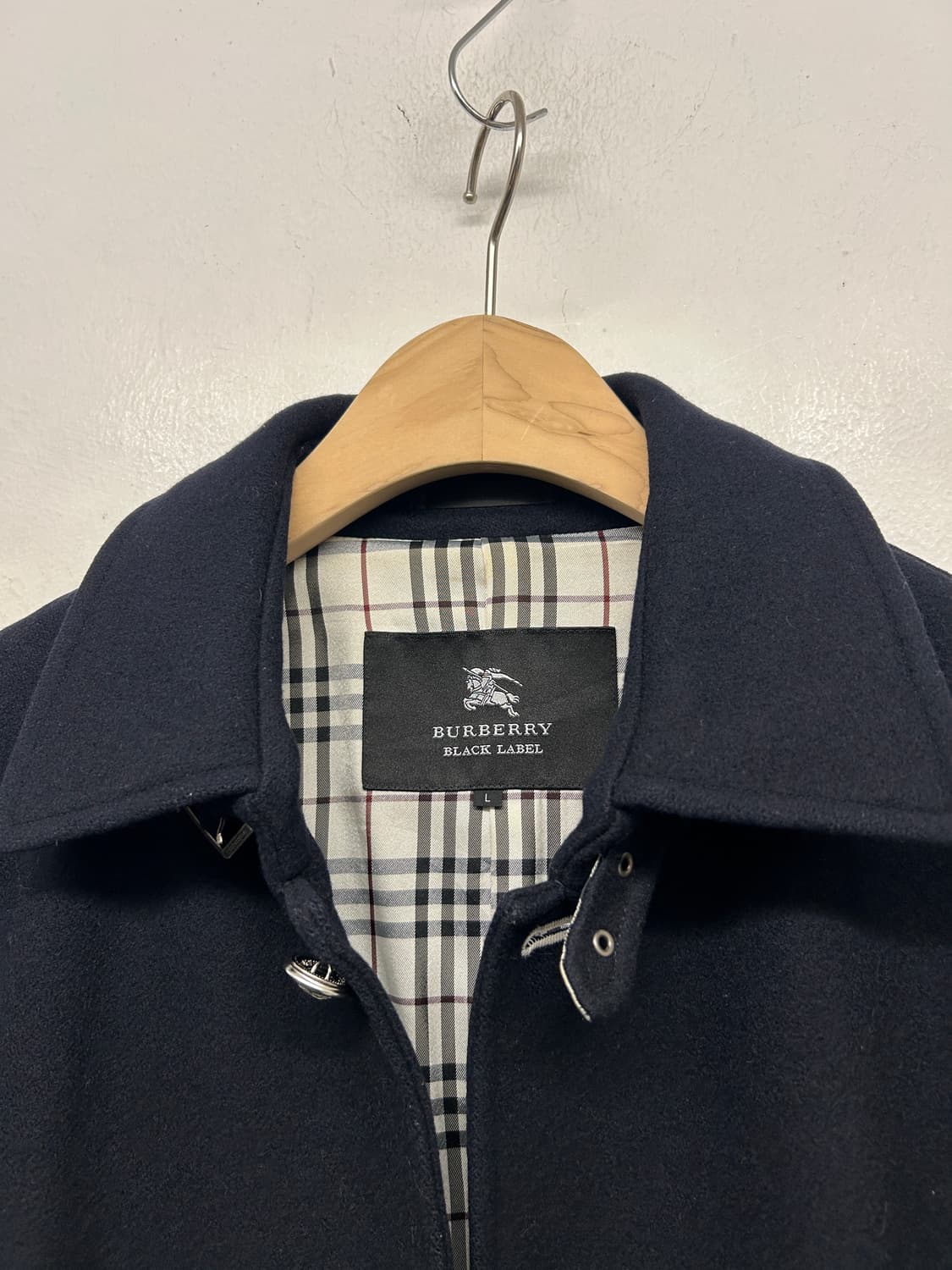 버버리 블랙 밀리터리 울 코트 상품이미지4