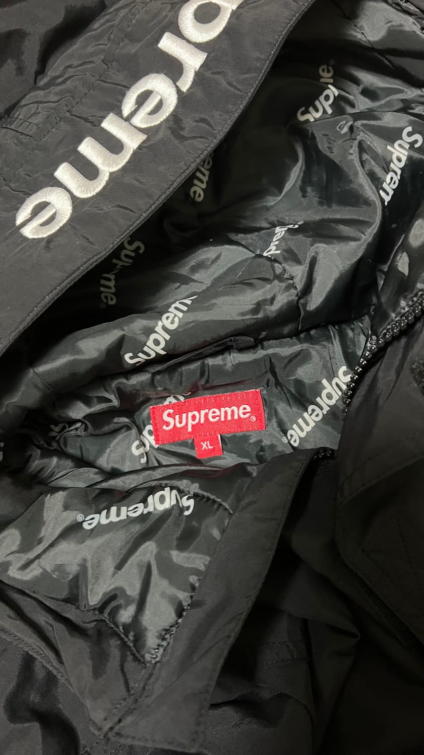 슈프림 아노락 Hooded Logo Half Zip Pullover XL 상품이미지6