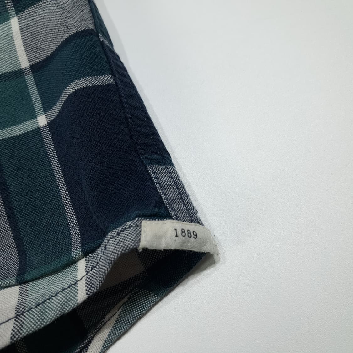 CL376 L 리 KANSAS 1889 체크 버튼다운 셔츠 남방 상품이미지6