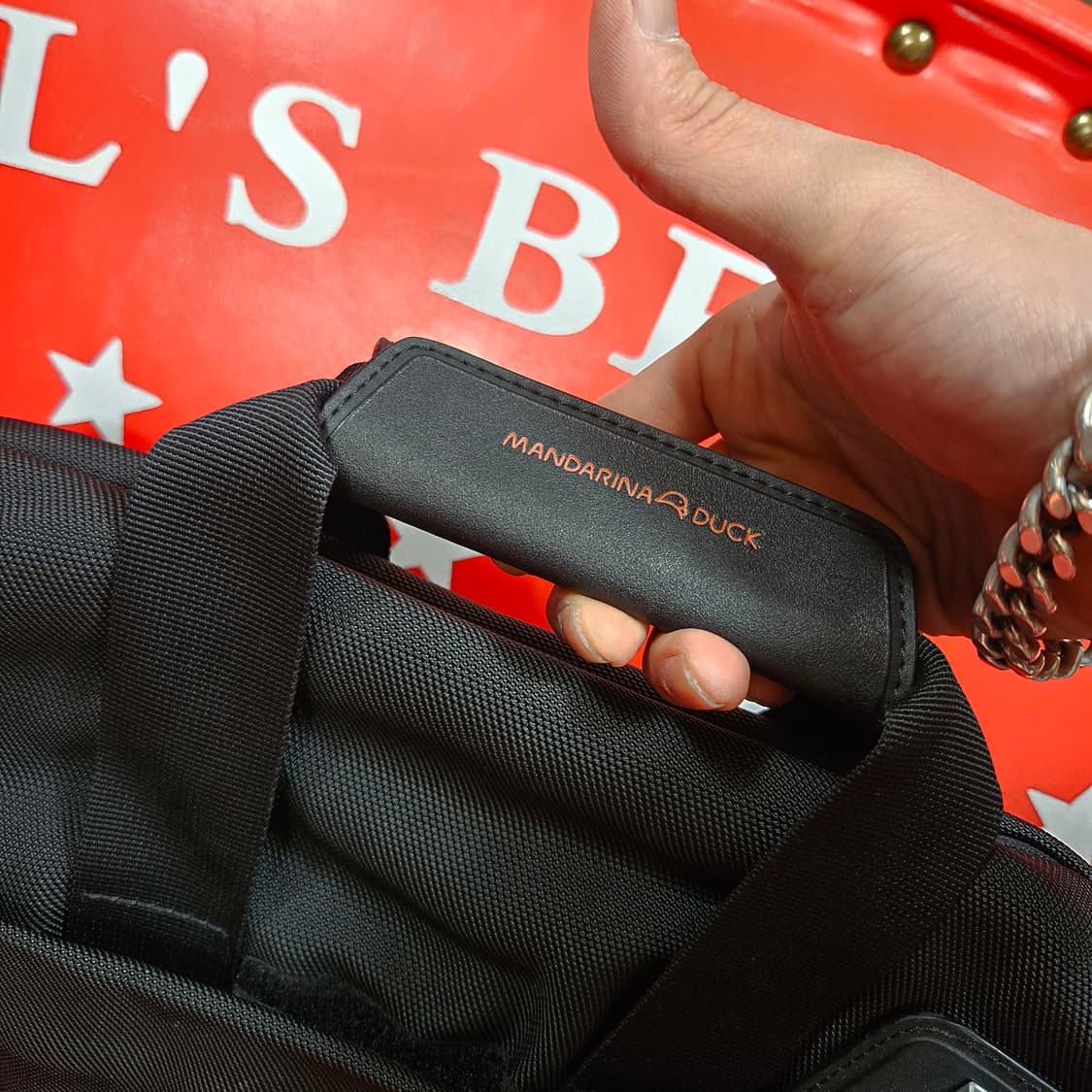 만다리나덕 나일론 노트북 브리프 케이스 35 x 30 x 12 size 상품이미지3