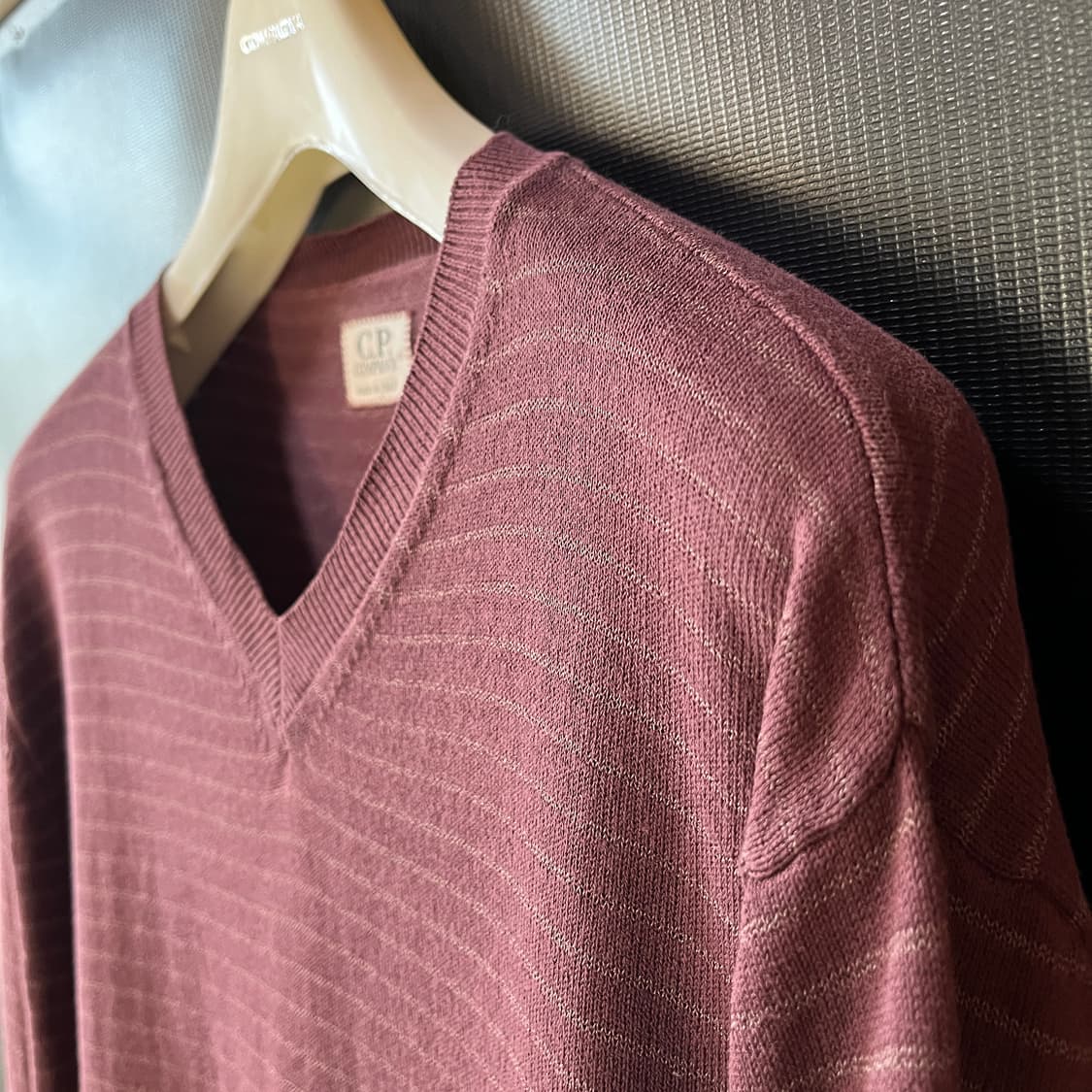 C.P.컴퍼니 00s 브이넥 코튼 니트 Made in Italy 상품이미지4