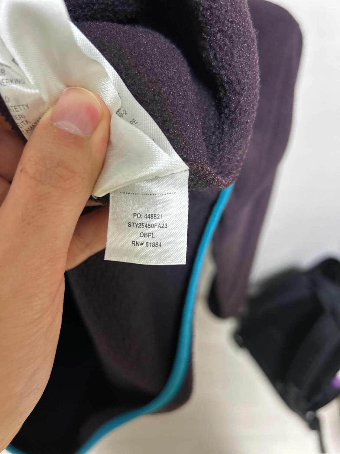 파타고니아 신칠라 옵시디언 플럼 사이즈 S 상품이미지5