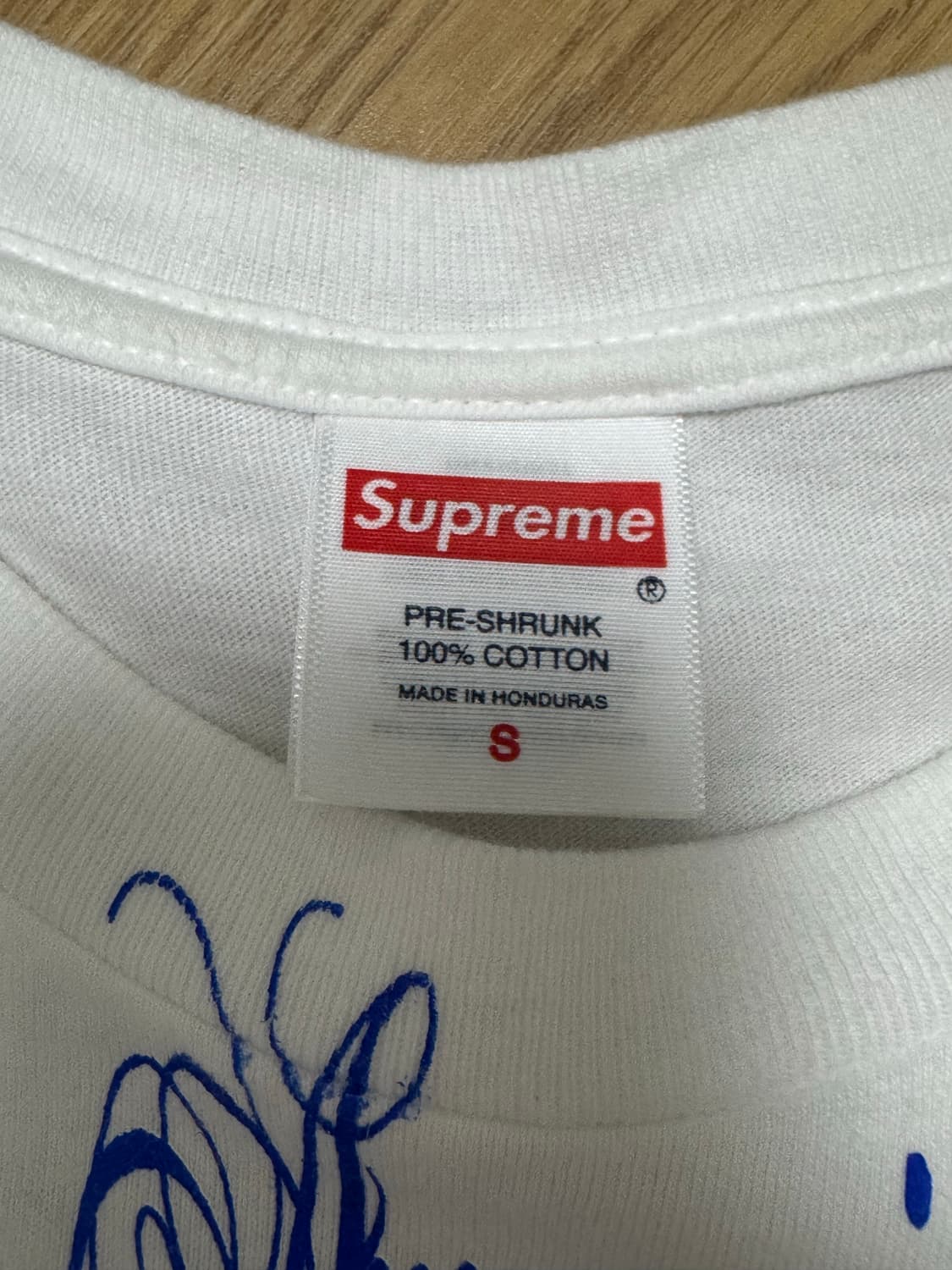 슈프림 어나운싱 반팔 티셔츠 화이트 S 상품이미지5