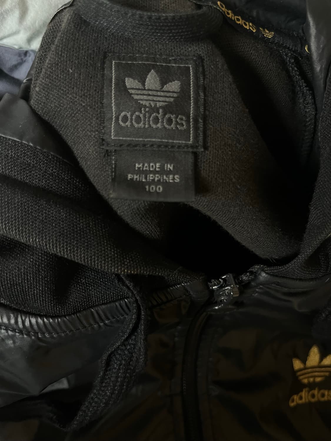 아디다스 블랙 후드 져지 100 상품이미지3