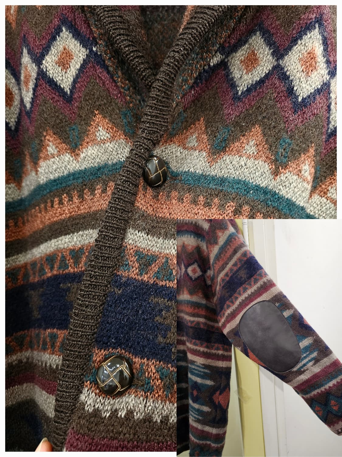 Mr.york 에스닉 나바호 울 가디건(리폼) 상품이미지5