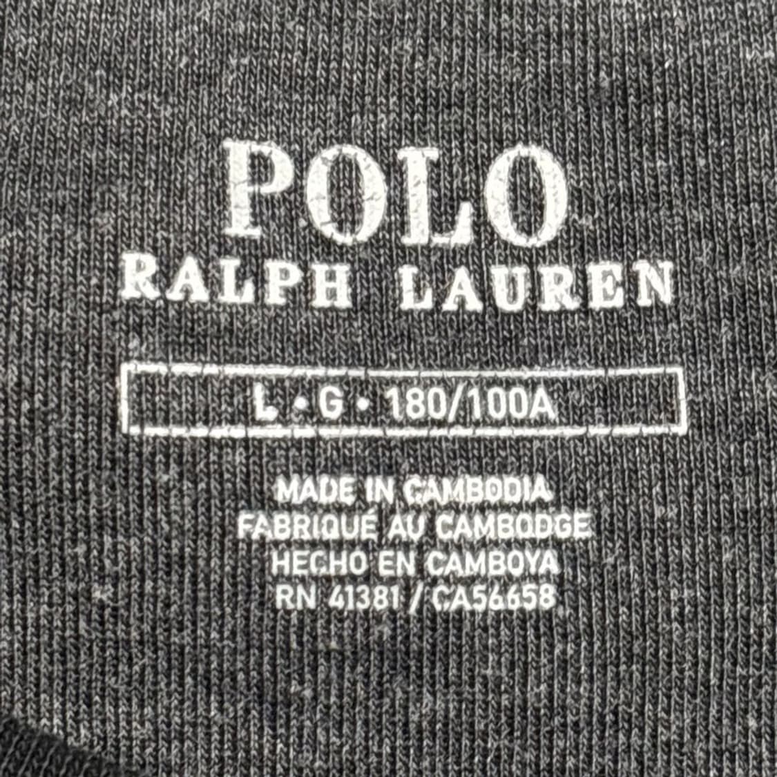 폴로랄프로렌 크루넥 맨투맨 블랙 L 상품이미지4