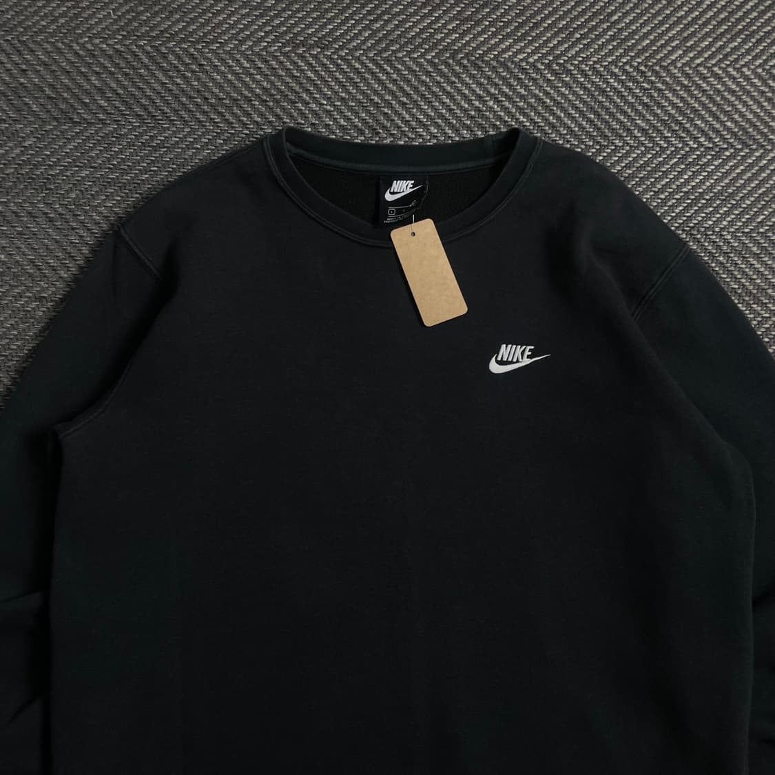 나이키 스우시 크루넥 스웻 맨투맨 블랙y 4647 상품이미지5