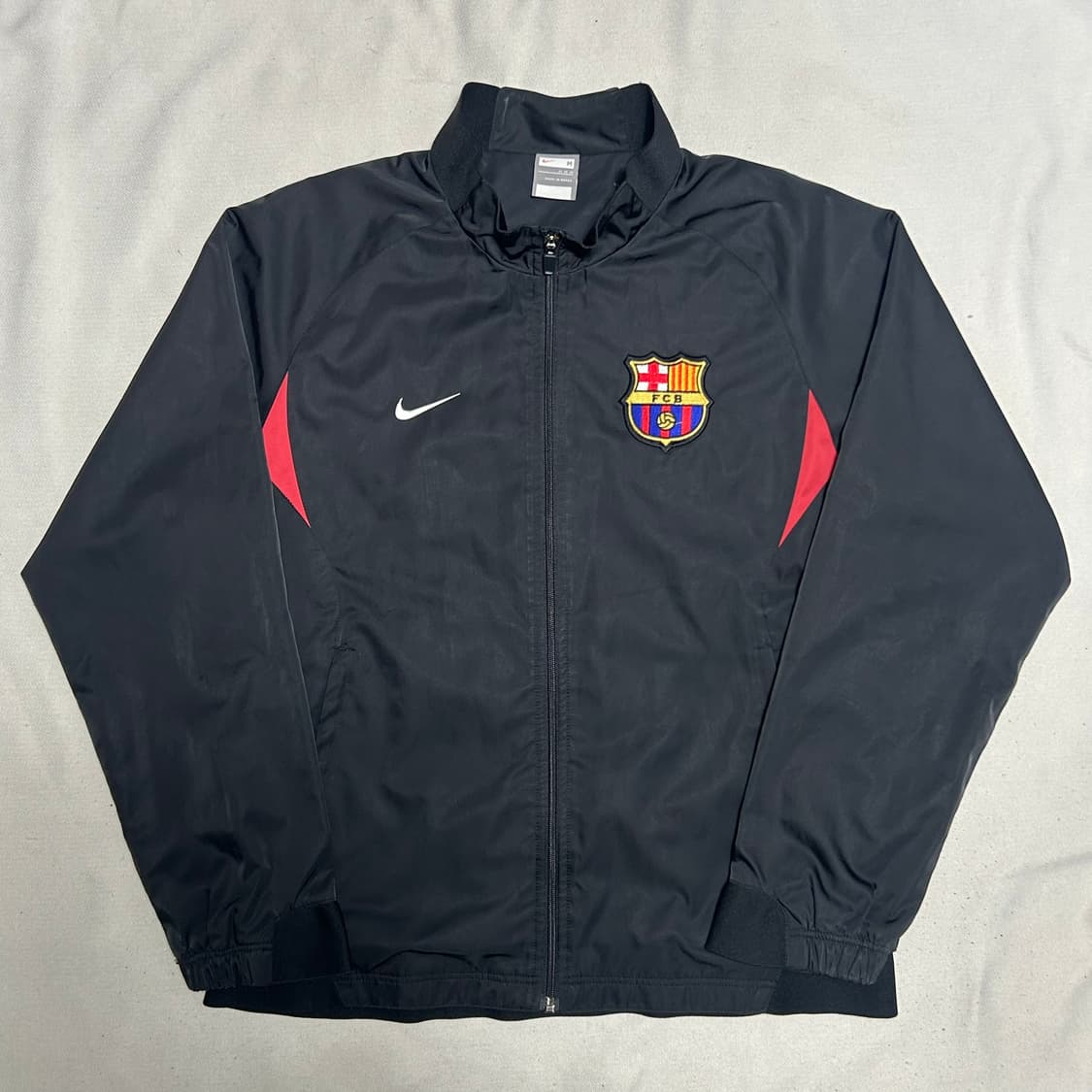 M 나이키 바르셀로나 FC 블랙 바람막이 상품이미지2