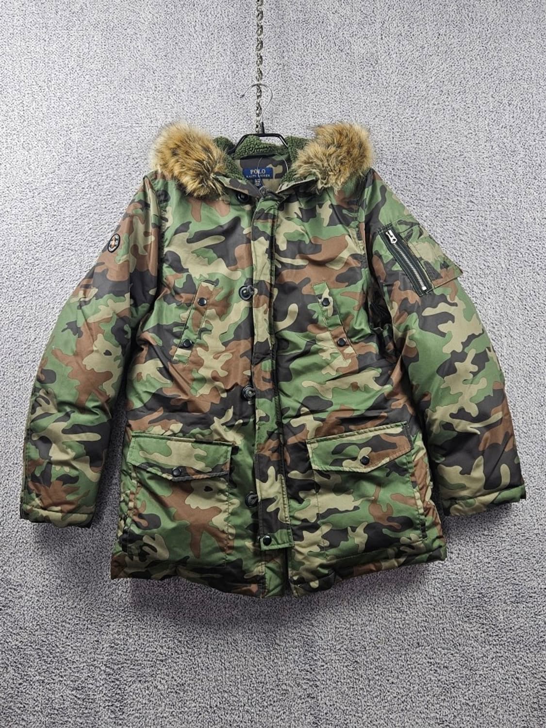 폴로랄프로렌 카모플라쥬 퍼후드 패딩 자켓 ( XL ) / 10711 상품이미지2