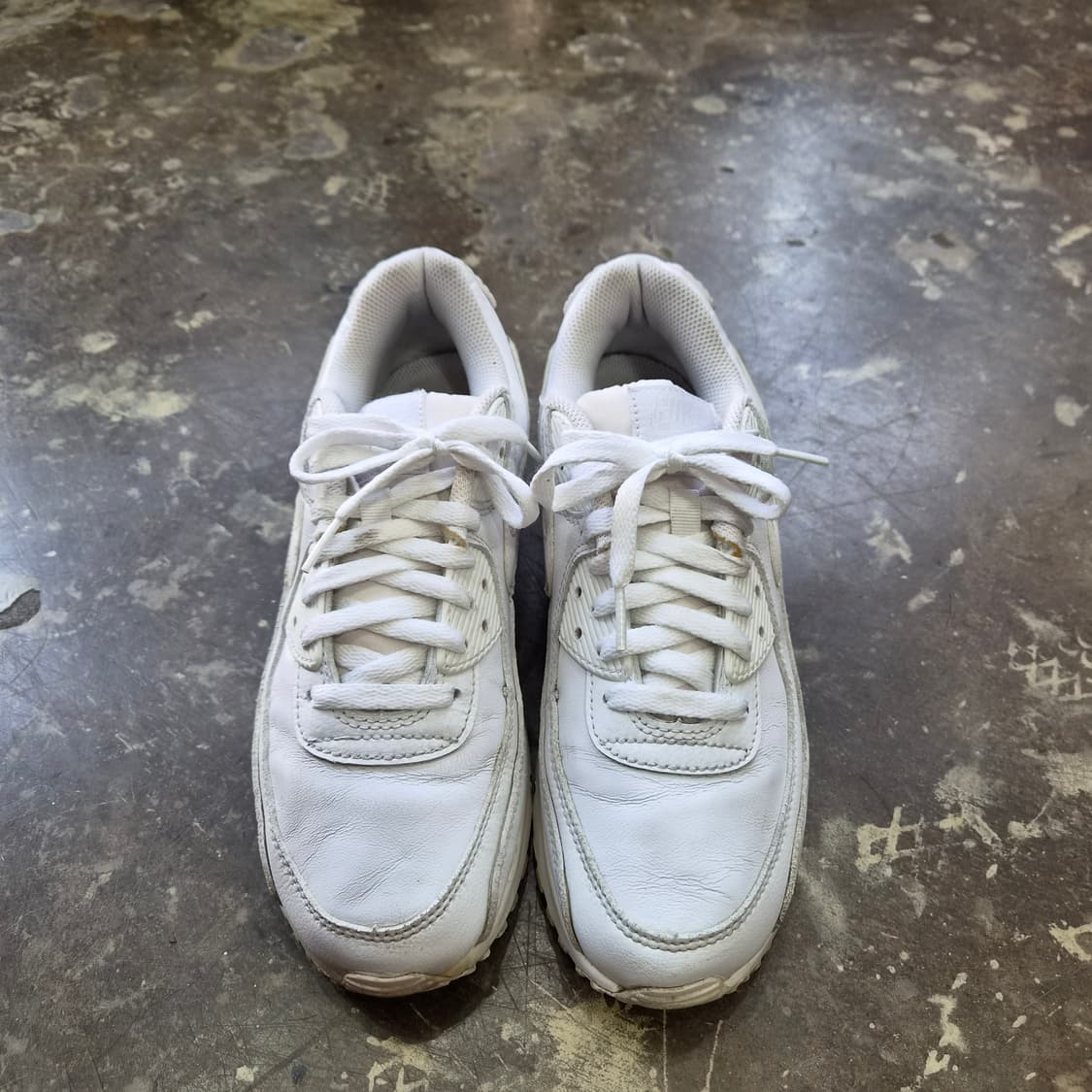 260) 나이키 에어맥스 90 화이트 스니커즈 운동화 신발 상품이미지3