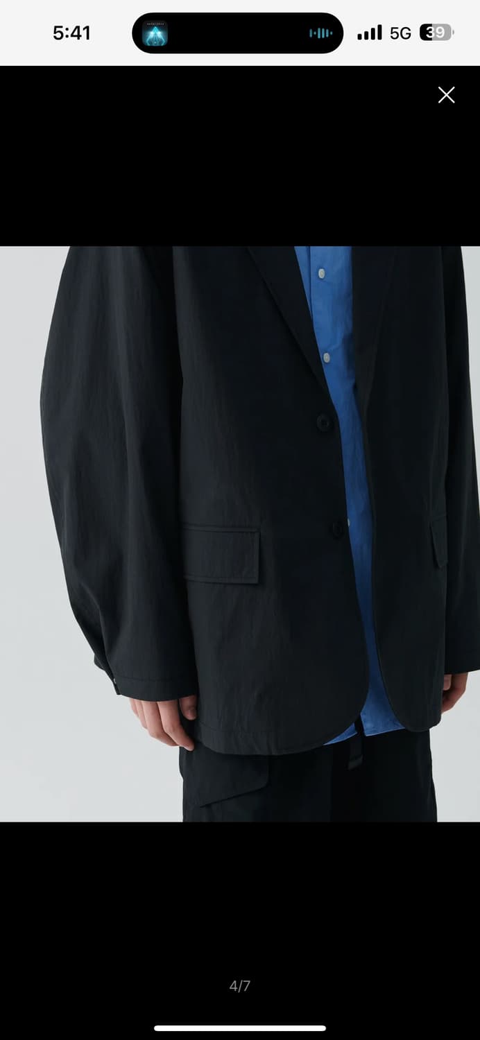 무신사 시티레저 cn 루즈핏 블레이저 상품이미지4