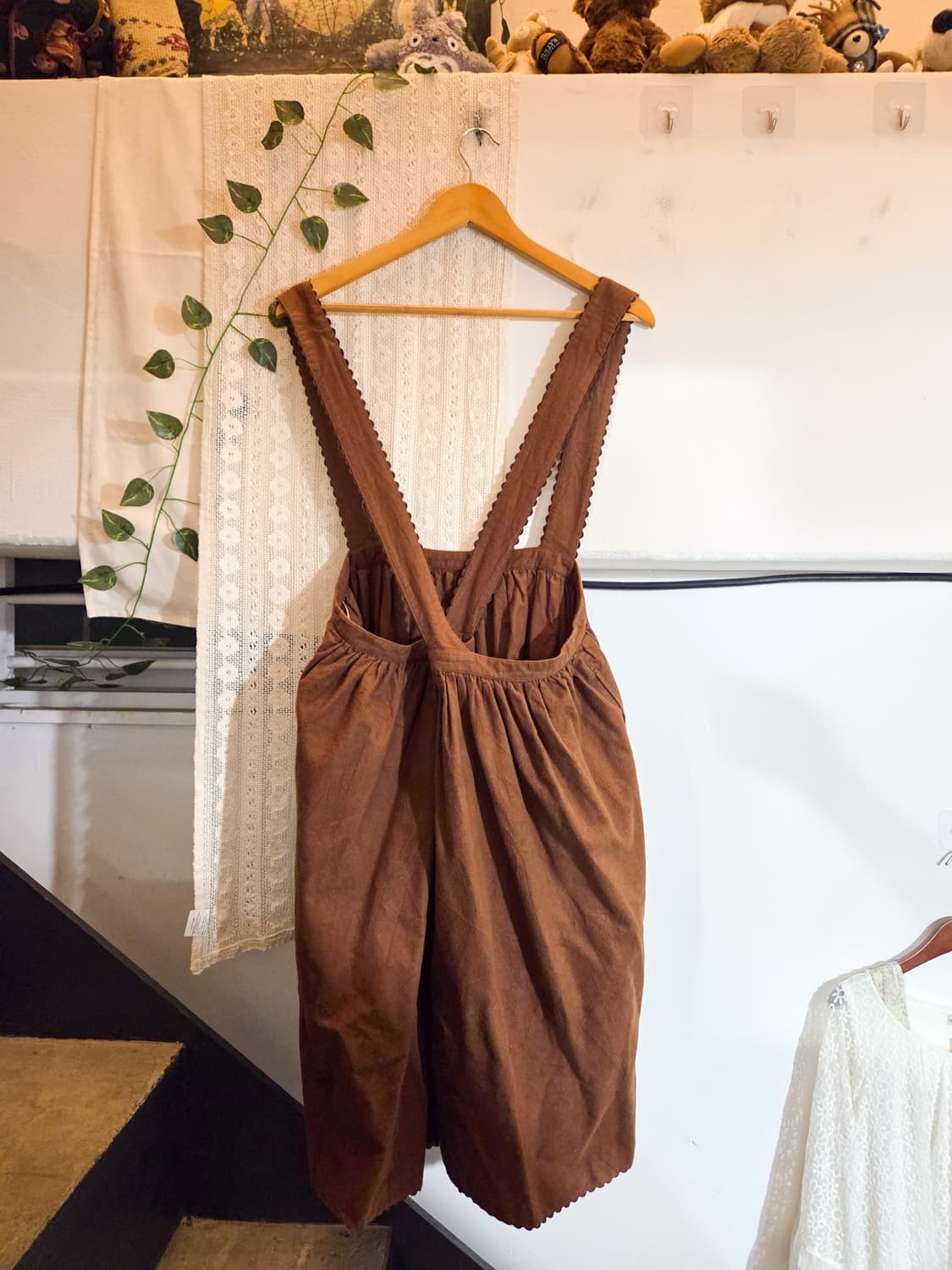 브라운 점퍼스커트 상품이미지4