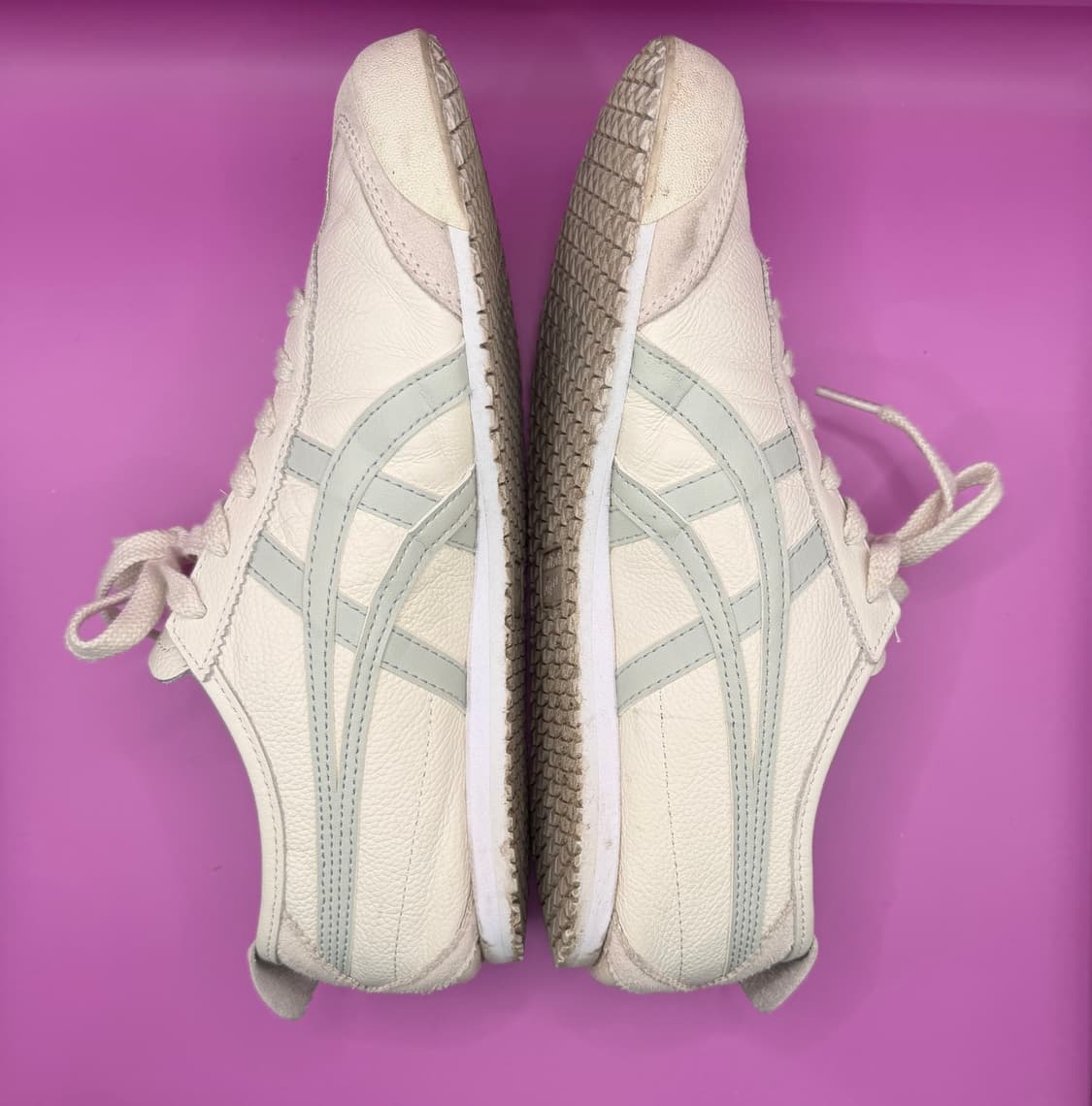 오니츠카타이거 멕시코 66 (크림/세이지 그린) 상태 최상 상품이미지4