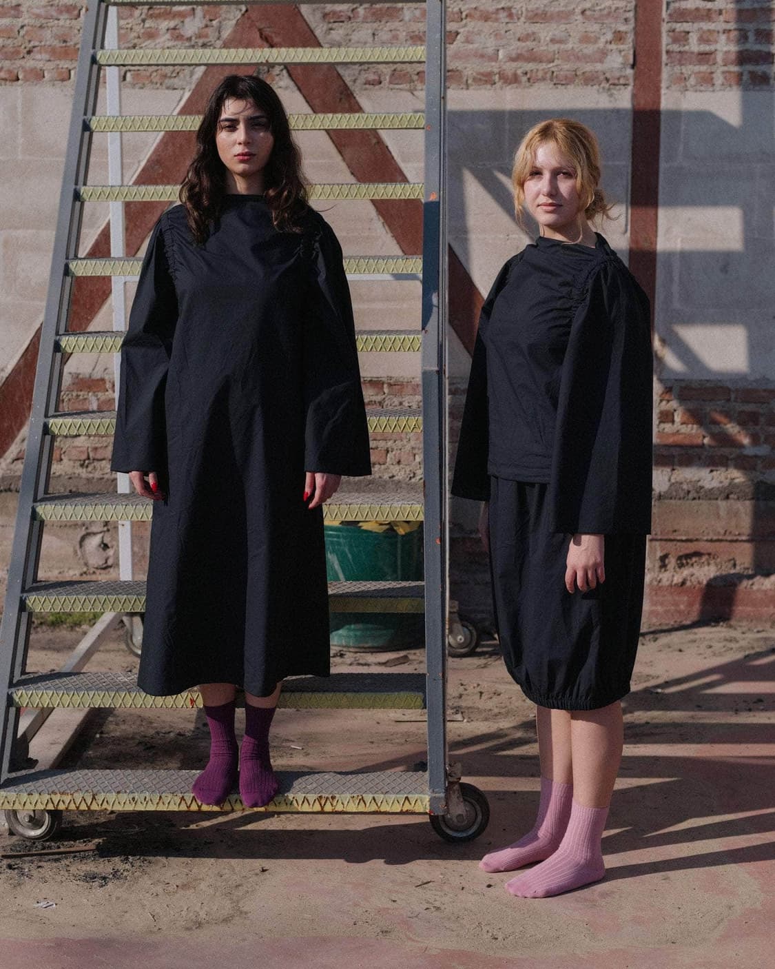 [XS,S,M]베이스레인지 25fw Simmon 드레스/블랙 상품이미지4