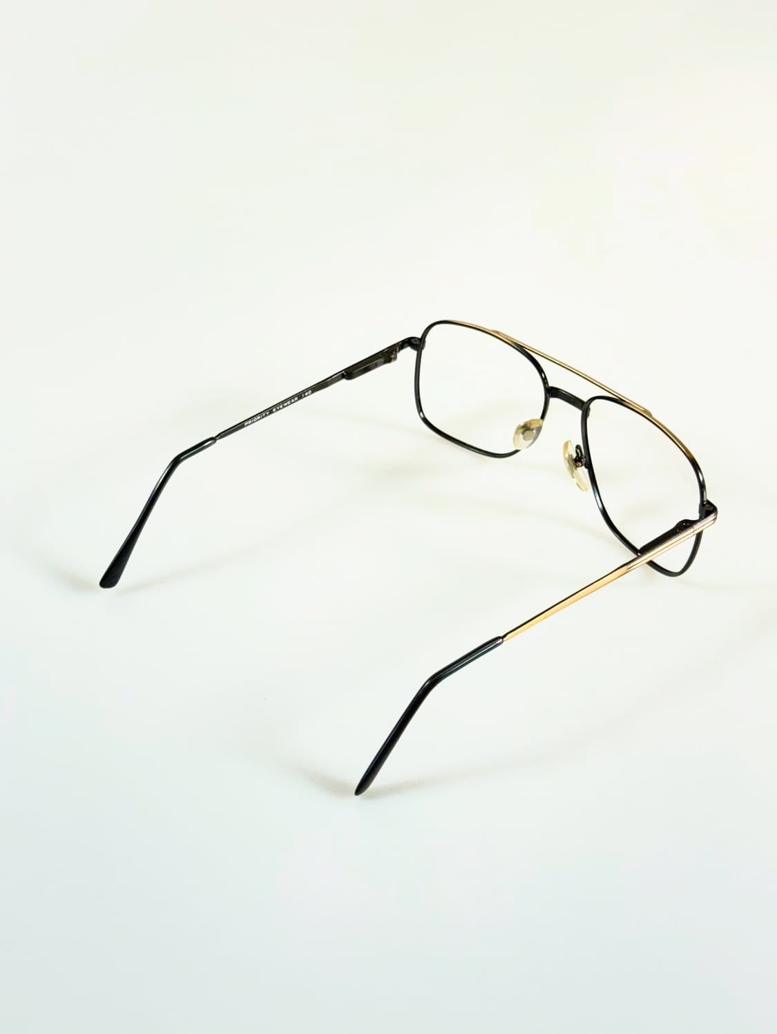 90s Priority Eyewear 엔틱 스퀘어 보잉 빈티지 안경 상품이미지4