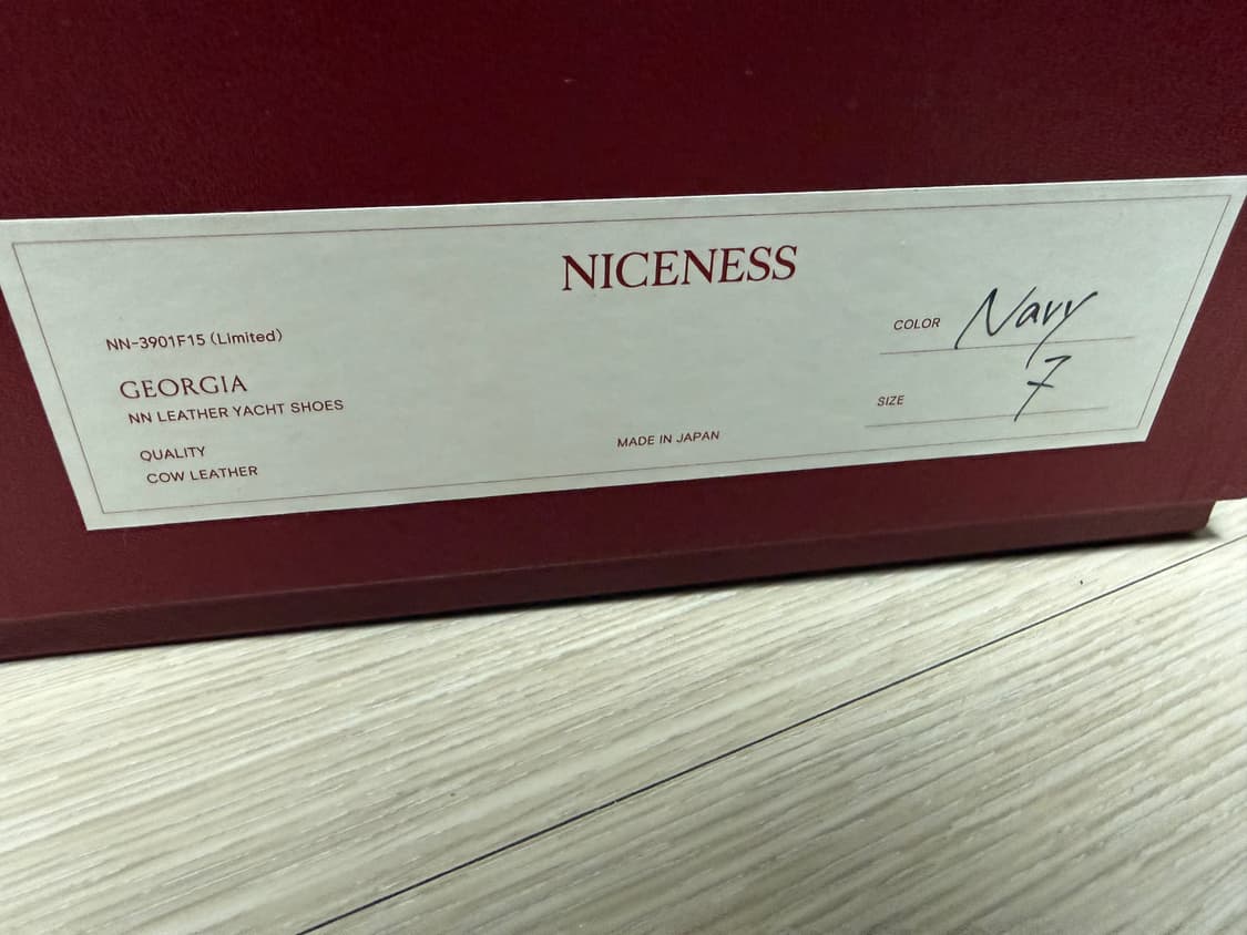 [7] 나이스네스 조지아 네이비 새상품 상품이미지2