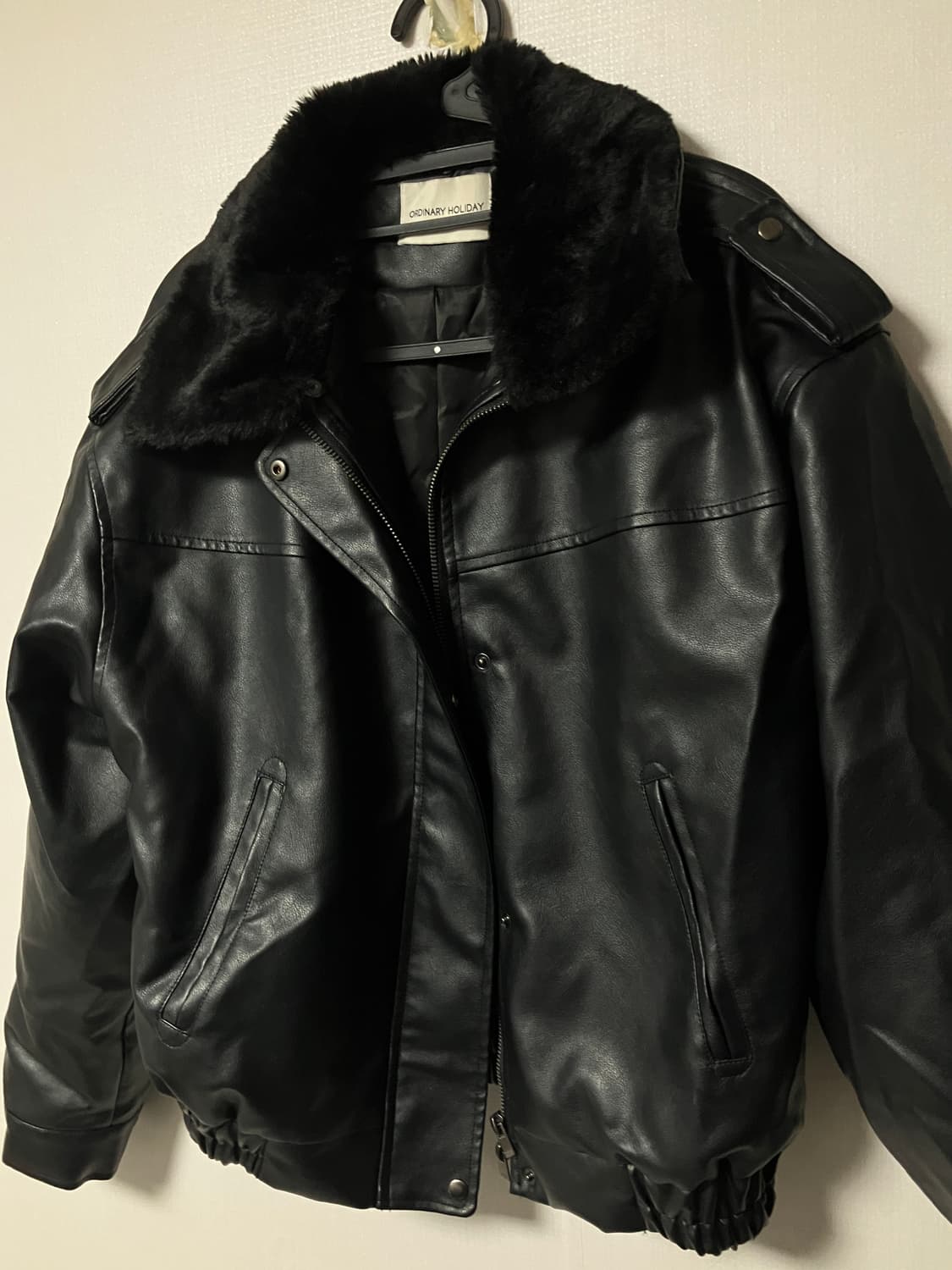 오디너리 홀리데이 가죽자켓 가죽집업 상품이미지5