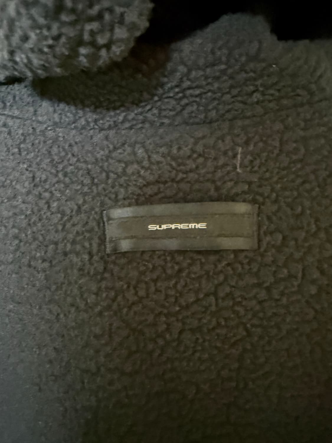 슈프림 x 나이키 ACG 플리스 풀오버 블랙 XL  상품이미지7