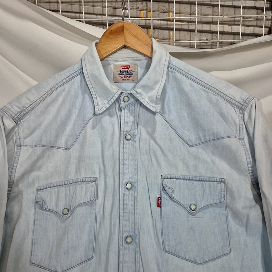 리바이스 웨스턴 데님 셔츠  상품이미지2
