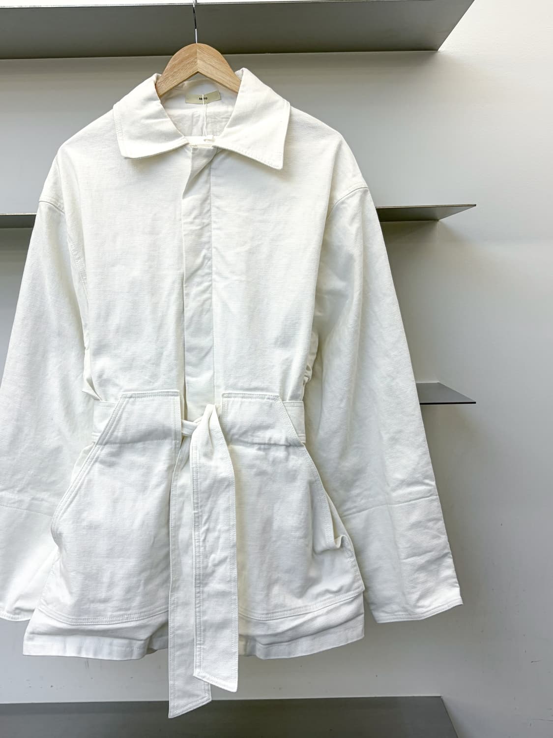 렉토 21FW 오버사이드 벨티드 자켓 상품이미지2