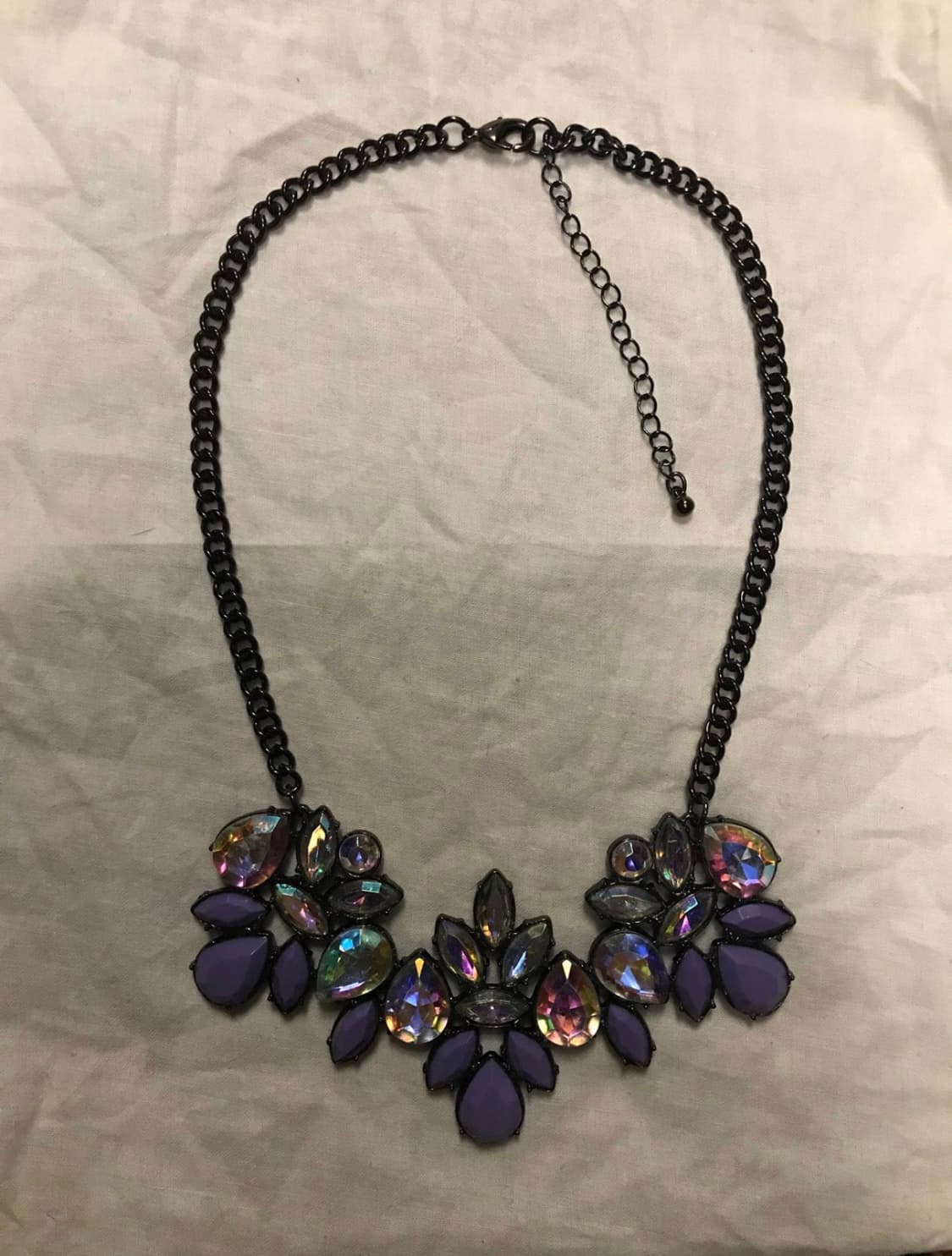 런던 쥬얼리 디자이너 퍼플 키치 넥클리스 상품이미지1