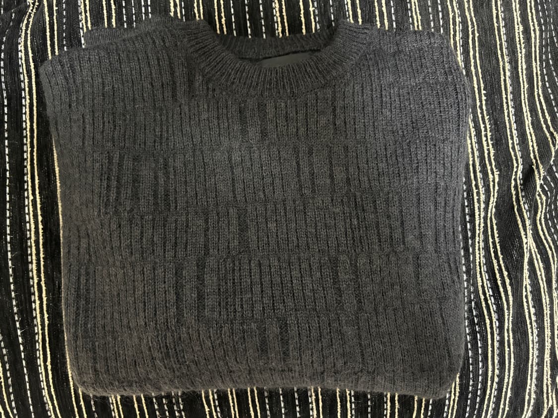 Yoke plating 니트 상품이미지4