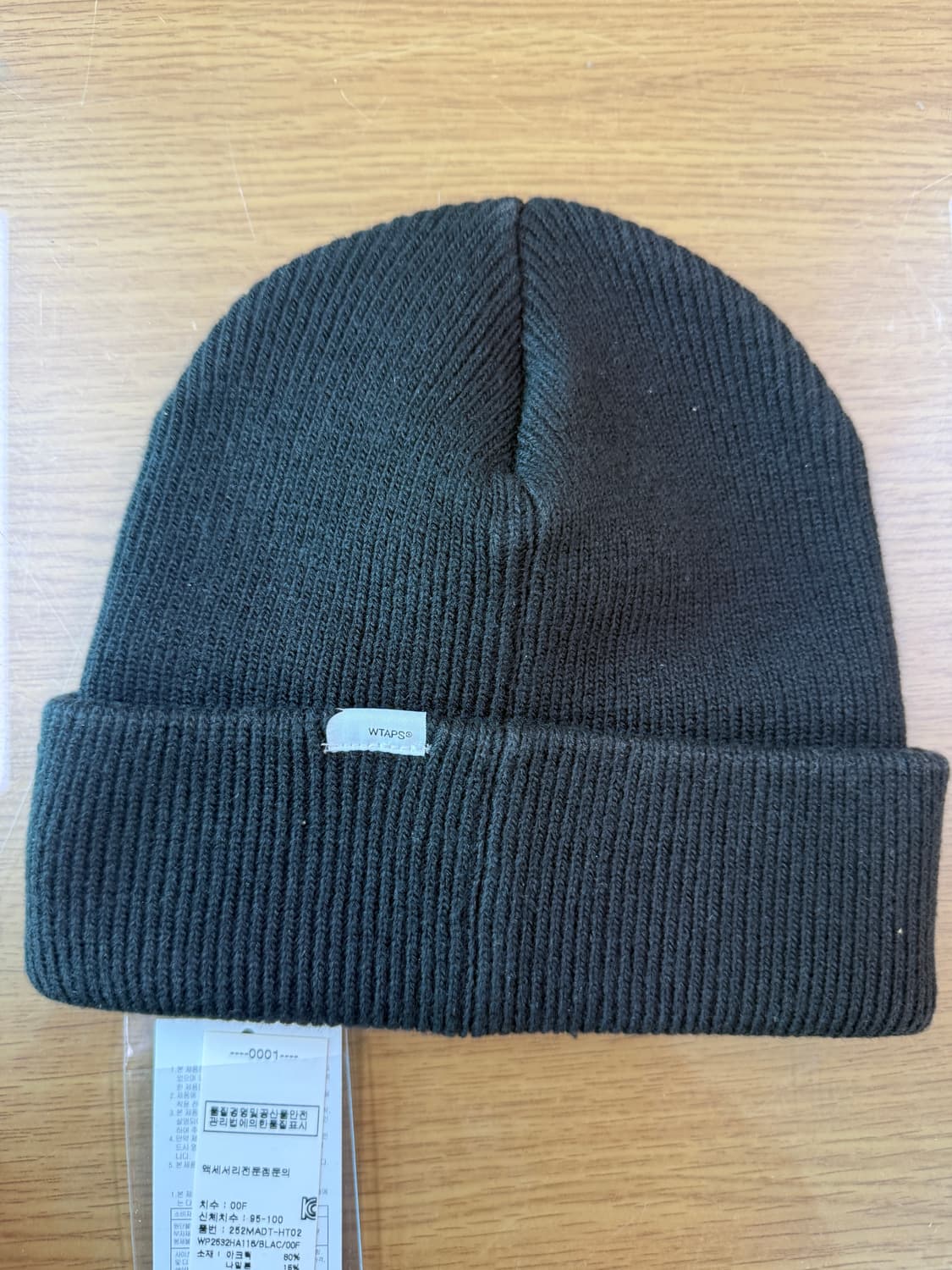 더블탭스 25aw 비니 FGZ / BEANIE / ALNY, BLACK 상품이미지3