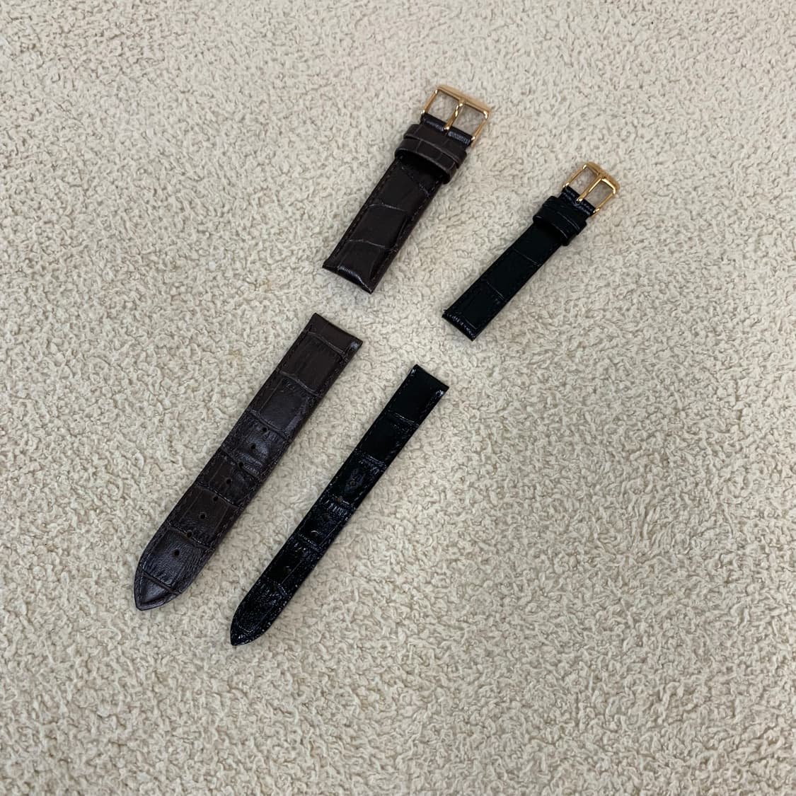 다니엘웰링턴 가죽 스트랩 커플 세트, 시계 스트랩 손목시계 상품이미지6