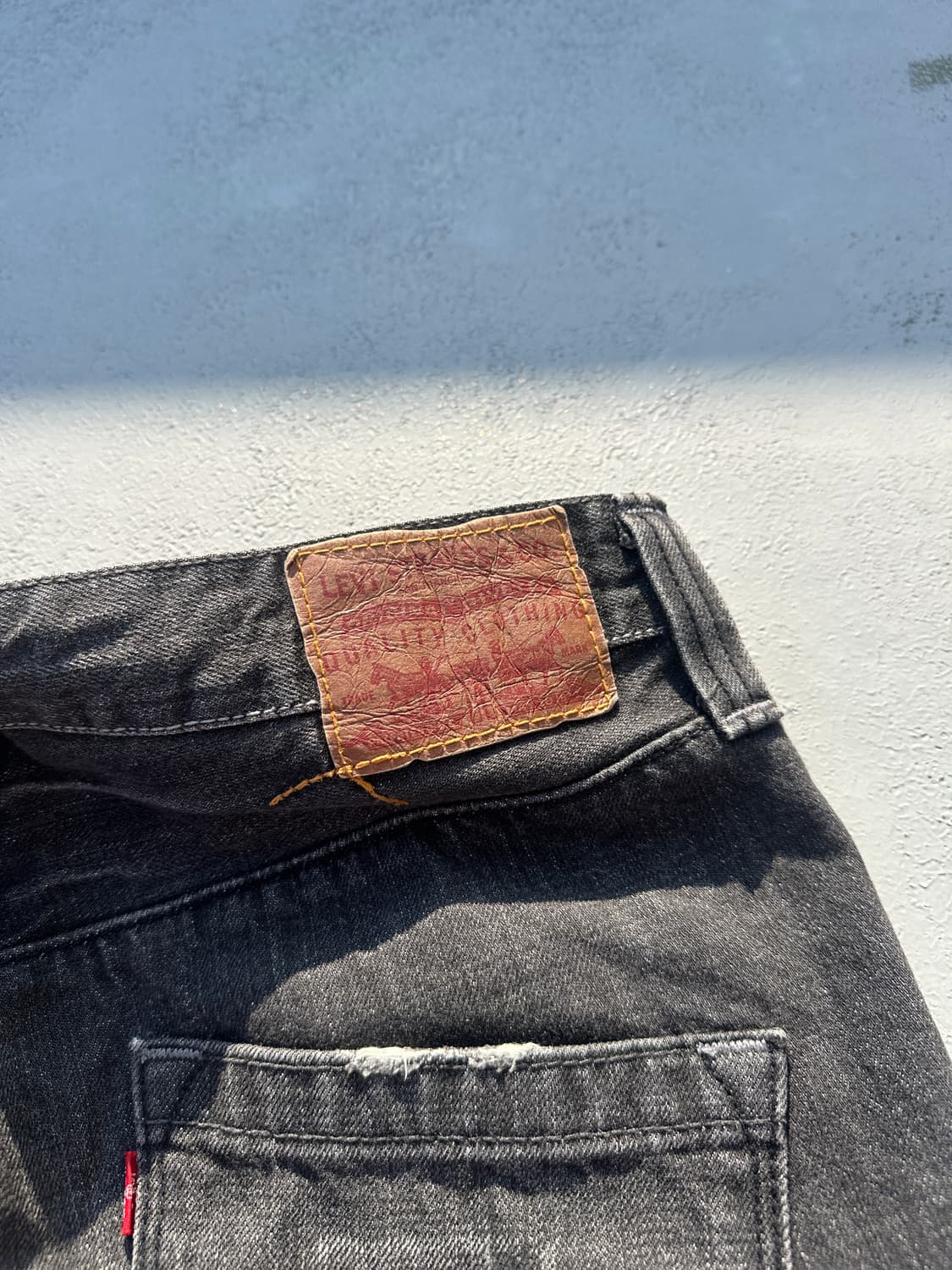 [31] 00s 리바이스 빈티지 흑청 데님 세미 부츠컷 상품이미지7