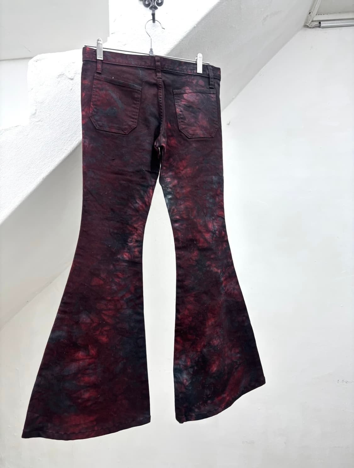 Dee dee blood dye waxed flared jeans 상품이미지7