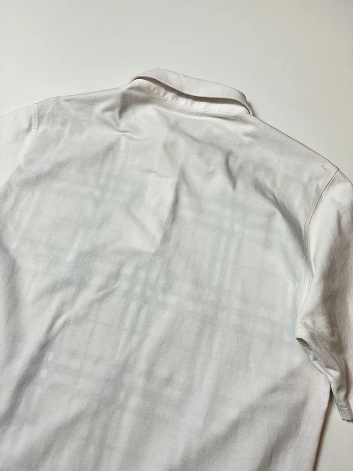 버버리 00's 노바체크 배색 반팔 카라 티셔츠 PN9022 상품이미지5