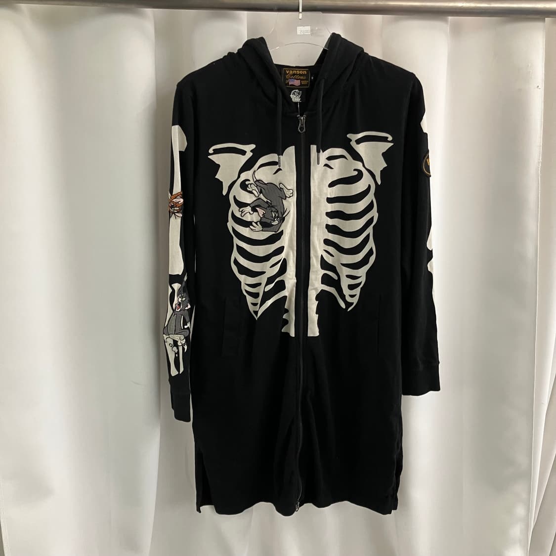 밴슨 레더 X 톰과 제리 본 후드집업 S 상품이미지1