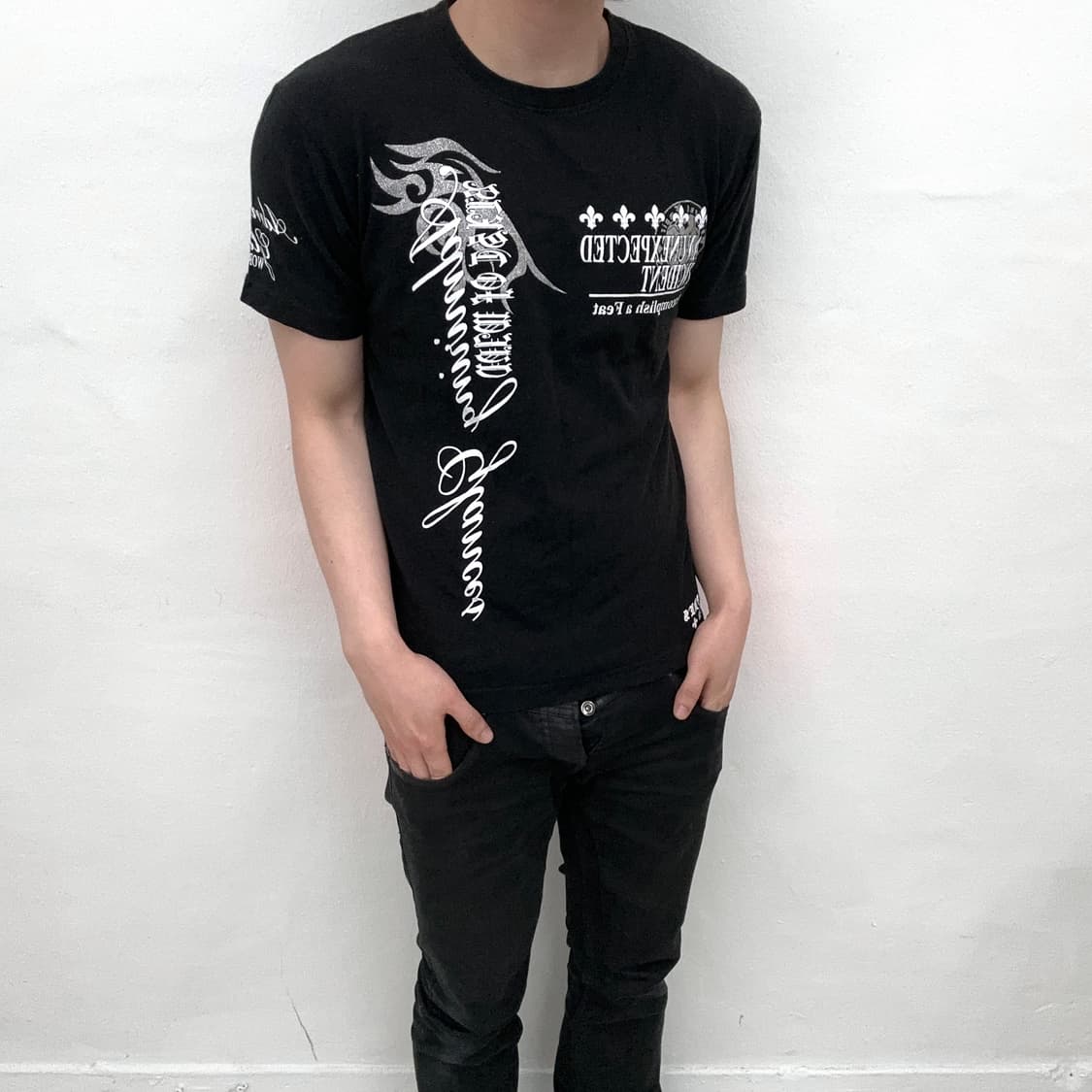 Punk lettering short sleeve 상품이미지2