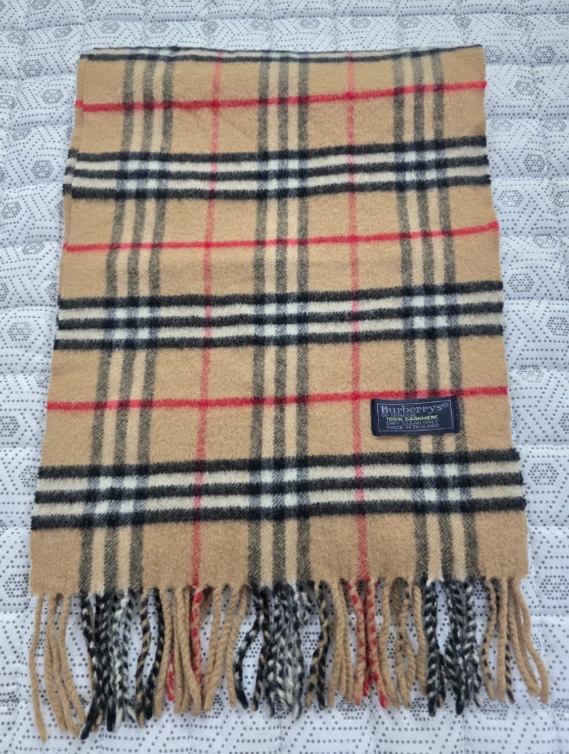 버버리 클래식 체크 캐시미어 머플러 상품이미지5