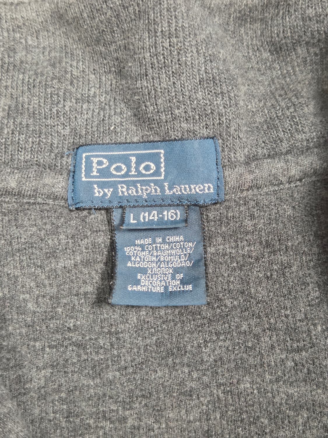 [폴로 랄프로렌] 코튼 하프집업 | 00276 상품이미지3