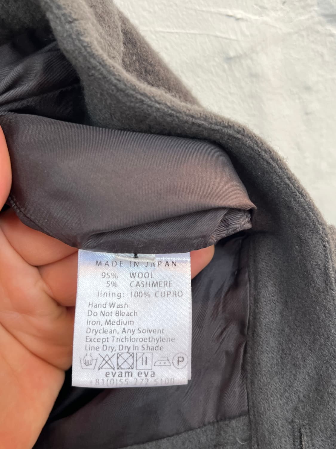 Evam eva 울 캐시미어 팬츠 1 상품이미지4